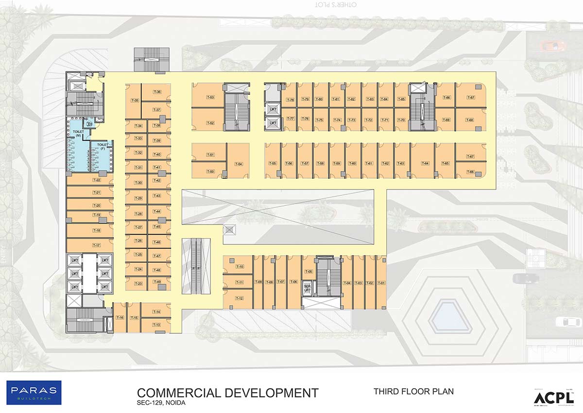 Paras avenue Floor plan